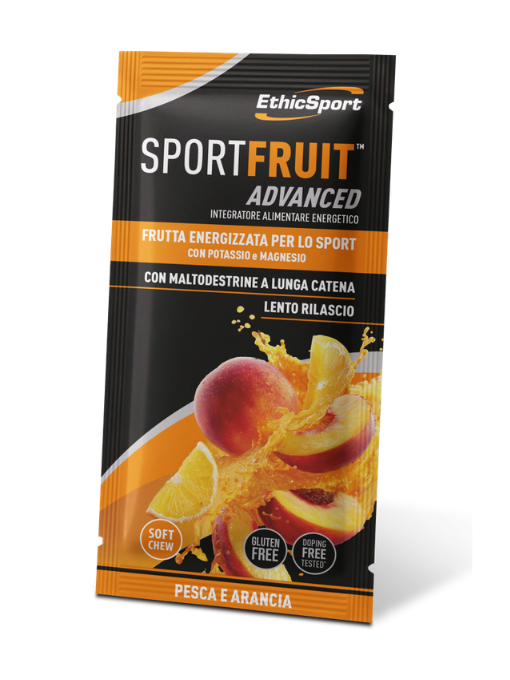 Sport Fruit Advanced Peach-Orange 42gr - Semi solid ενεργειακό gel με βάση τα φρούτα