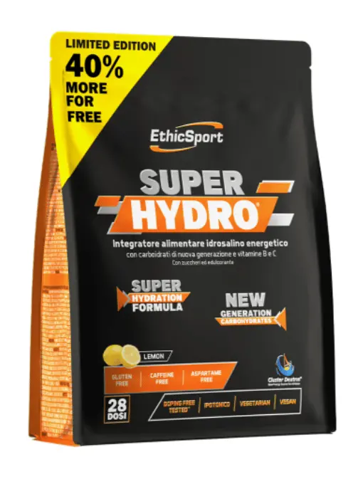 Superhydro Lemon 700gr - Ηλεκτρολύτης για άμεση ενυδάτωση, αυξημένη αντοχή και ενέργεια